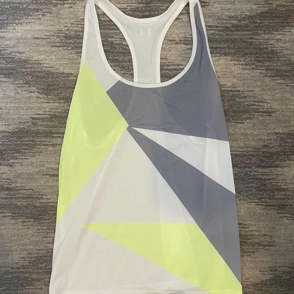 Under Armour Women's Tank Top - White, Gray, Yellow